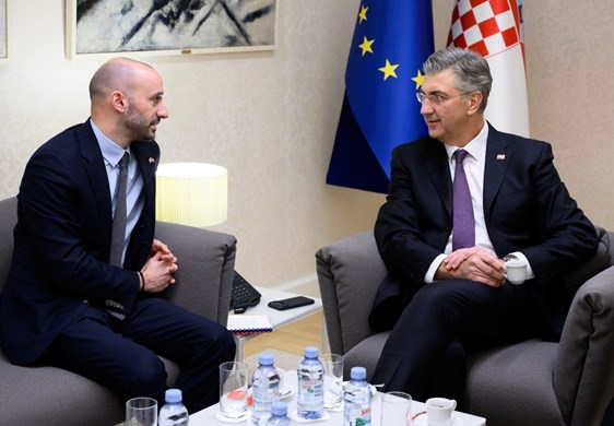 Plenković and French Minister Haddad on bilateral, European and global issues